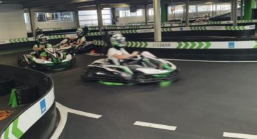 Azubis Ausflug Kartbahn NeuUlm