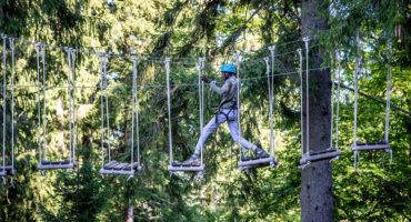 Azubis Ausflug Kletterpark Sonthofen